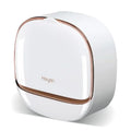 Milky White | Self-Adhesive Wall-Mounted Luxury Soap Holder with Lid and Drainage Tray