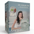 9 Inch Mist Fan | Portable Air Conditioner Fan |  Mist Water, And Humidifier Function | Led Night Light Water Mist | Random Color