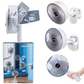 Rechargeable 3-in-1 Clip Fan | Handheld, Desktop & Wall Mounted Portable Fan with 3 Speed Modes