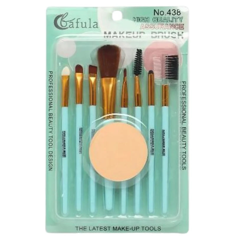 9 PCS Makeup Brush Set | Professional Beauty Tools for Foundation, Blending, Contouring & Eyeshadow | Soft Synthetic Bristles | Pink